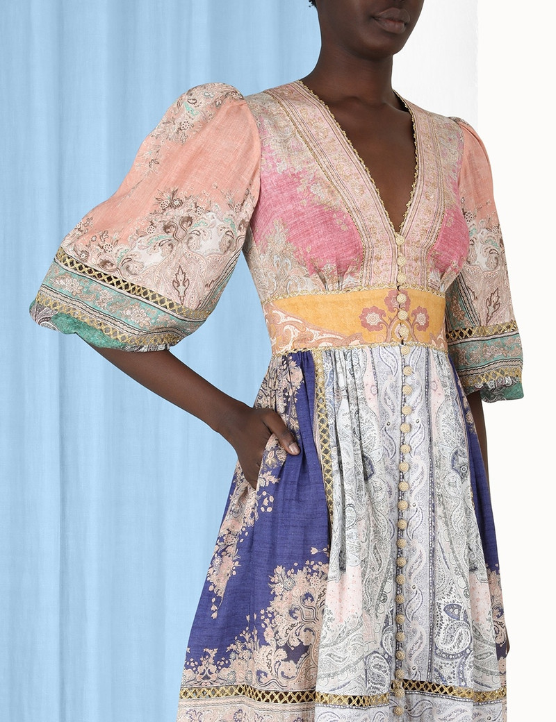 ANNEKE LANTERN MIDI DRESS 5