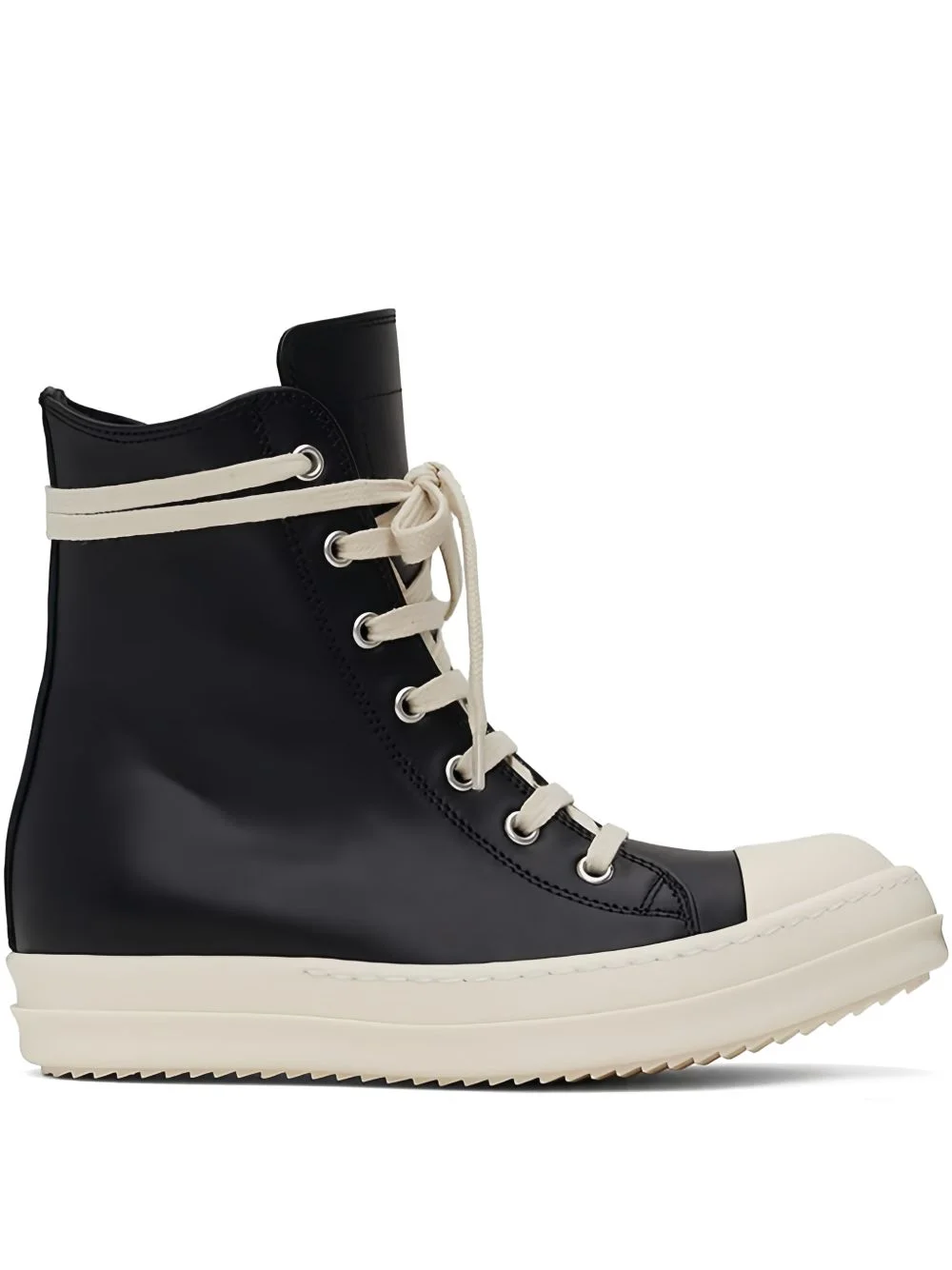 lace-up high-top sneakers - 1