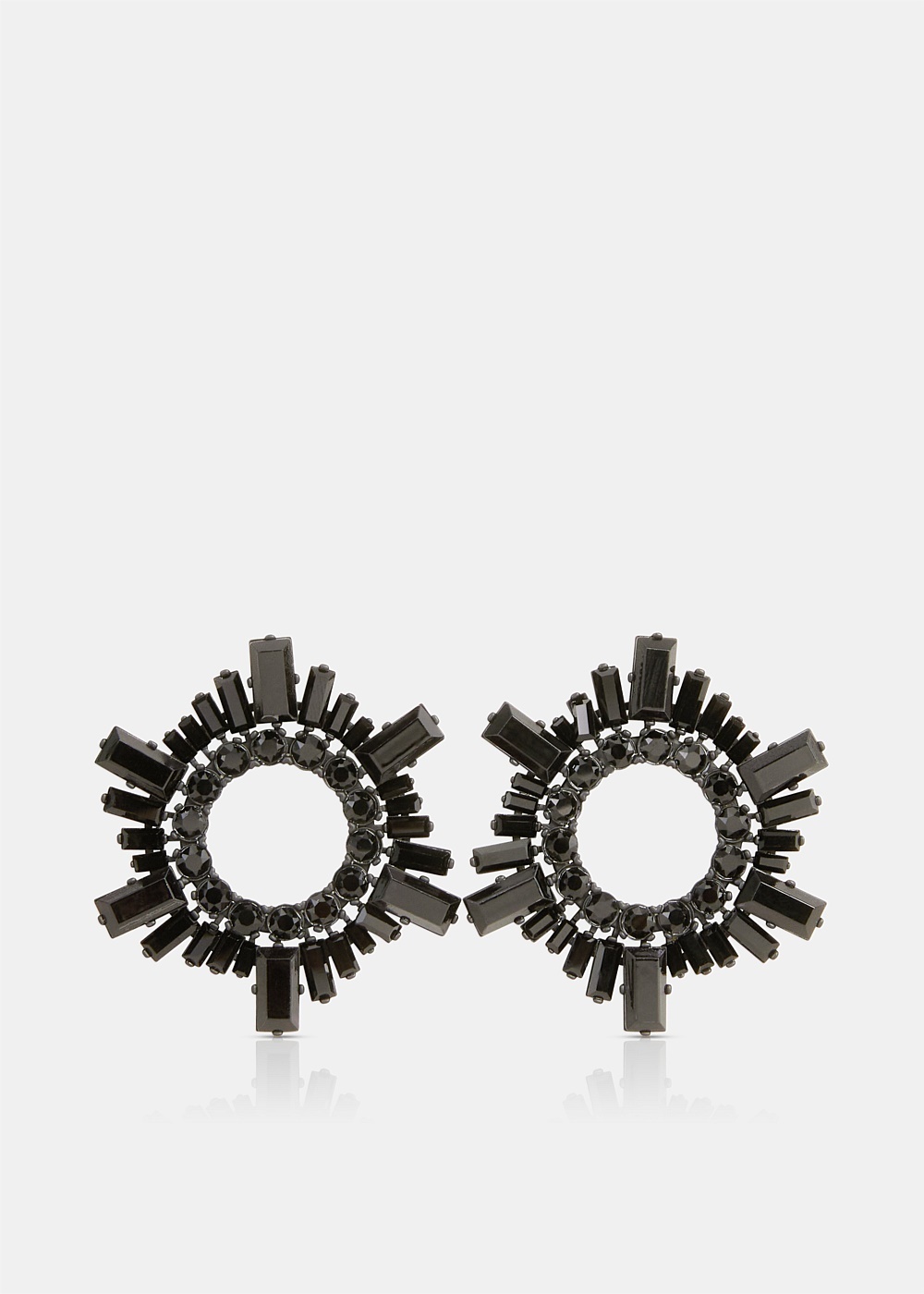 Jet Mini Begum Earrings - 1