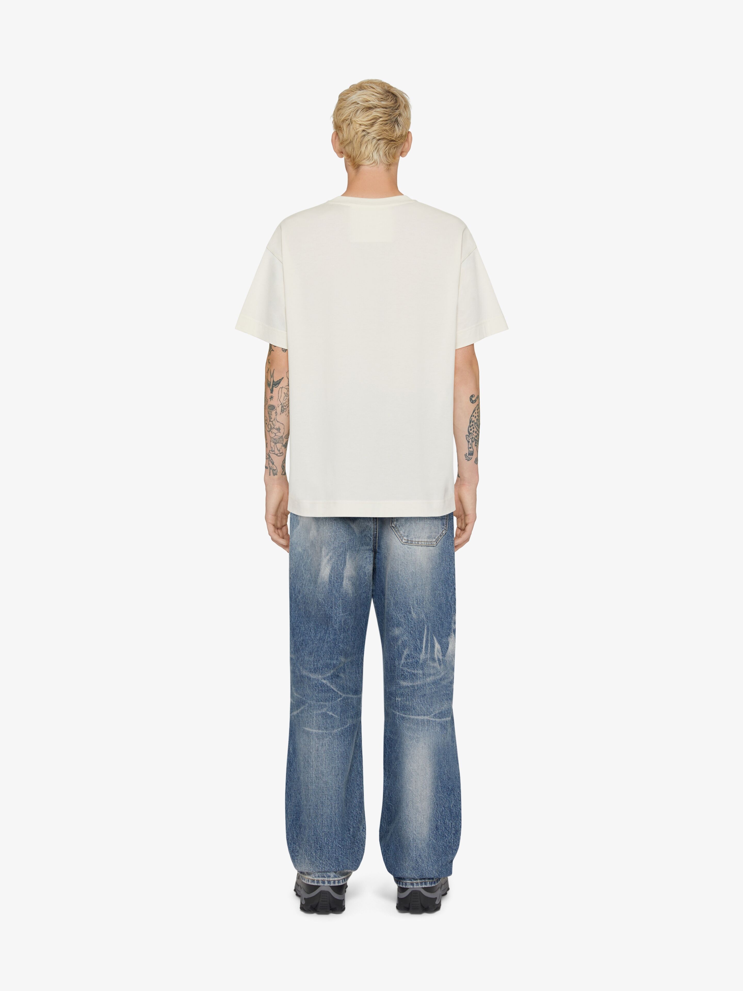 GIVENCHY COLLEGE T-SHIRT IN COTTON - 3