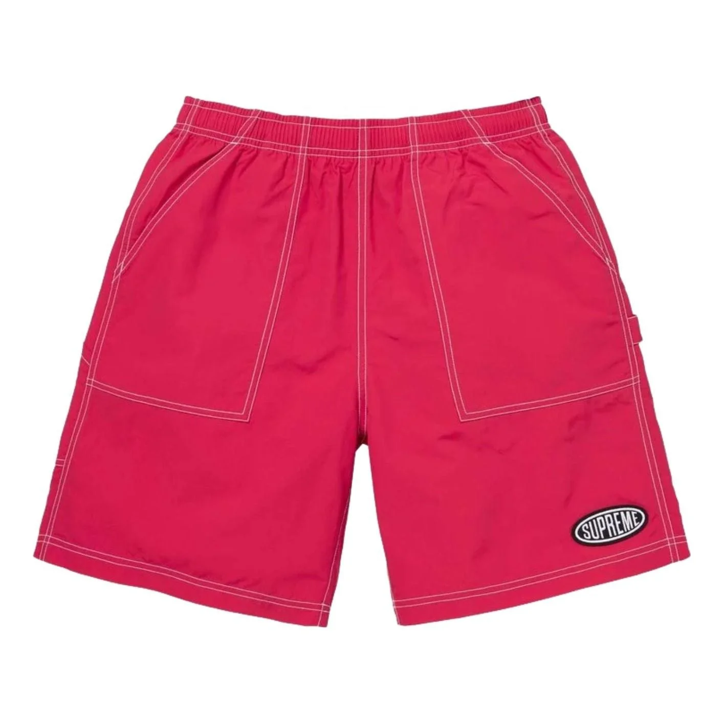 Supreme SS26 Nylon Painter Short 'Magenta' SUP-SS26-298-RED - 1