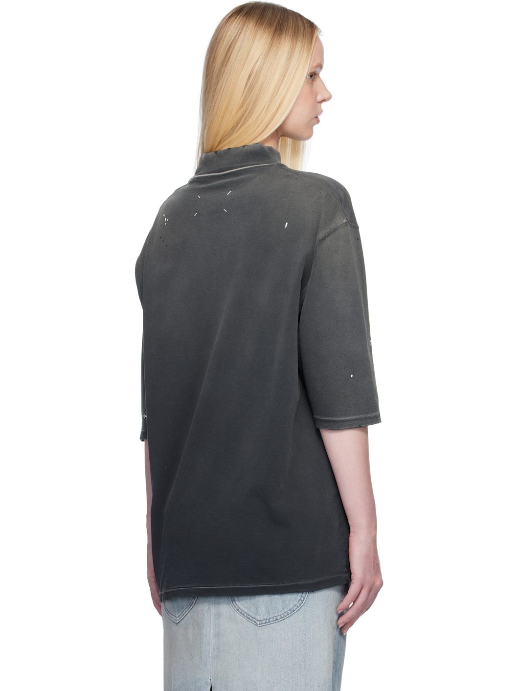 Gray Graffiti Logo T-shirt - 3