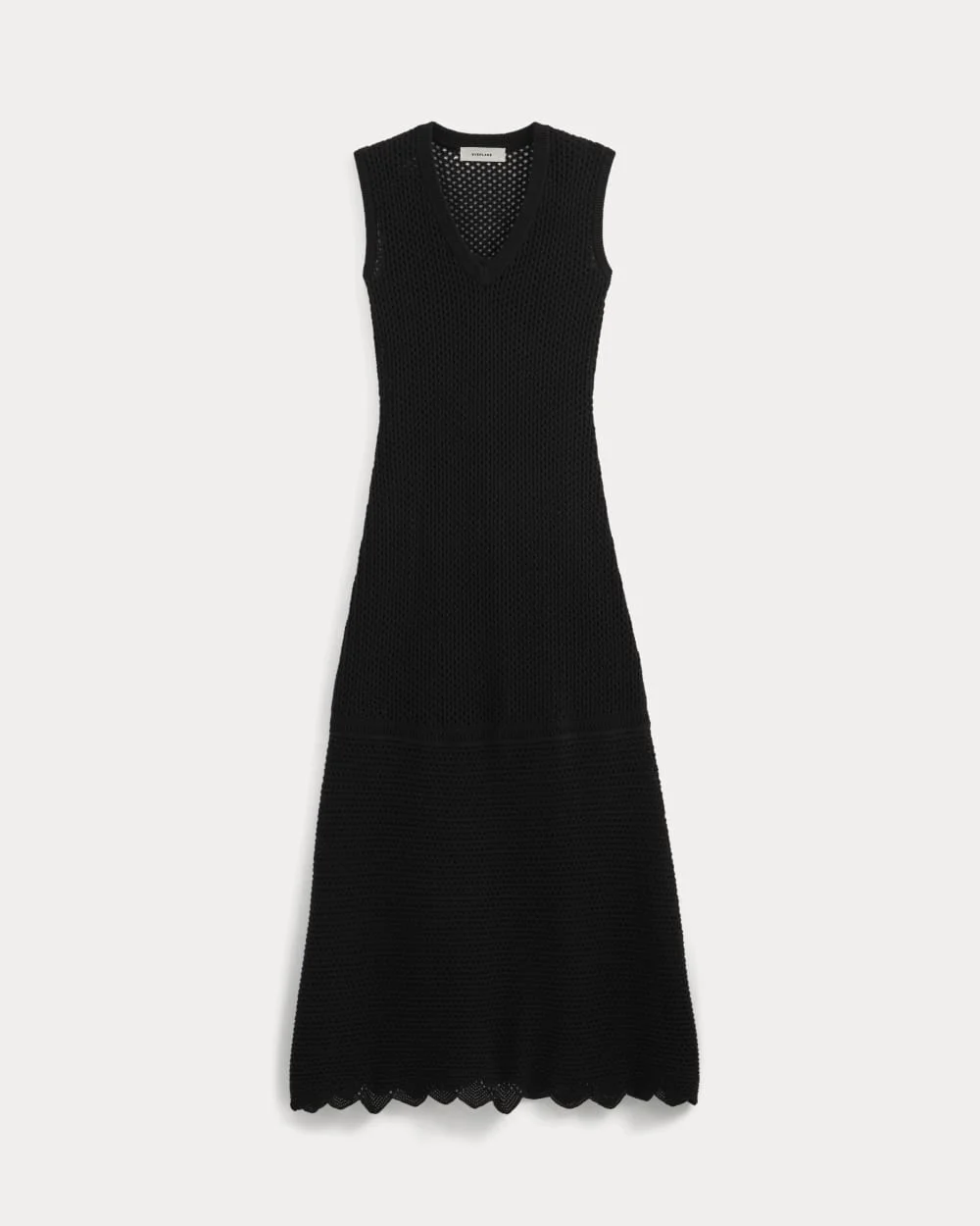 black maxi dress everlane EVERLANE The Organic Weekend Maxi Dress M Black Cotton Short Slv Pocket NEW A2
