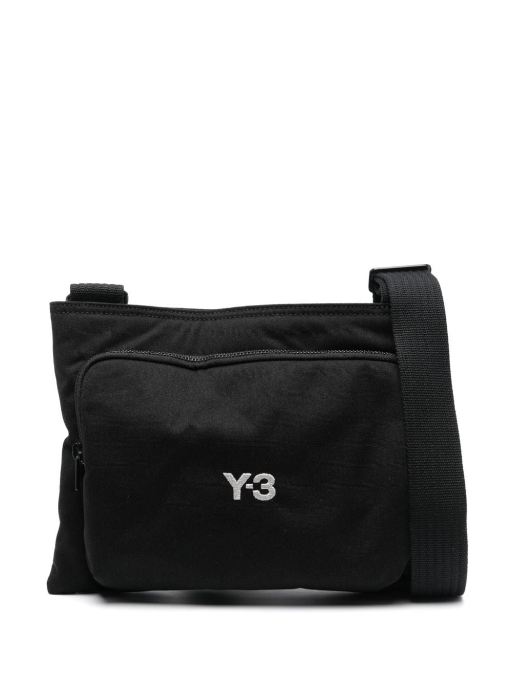 Sacoche logo-embroidered messenger bag - 1