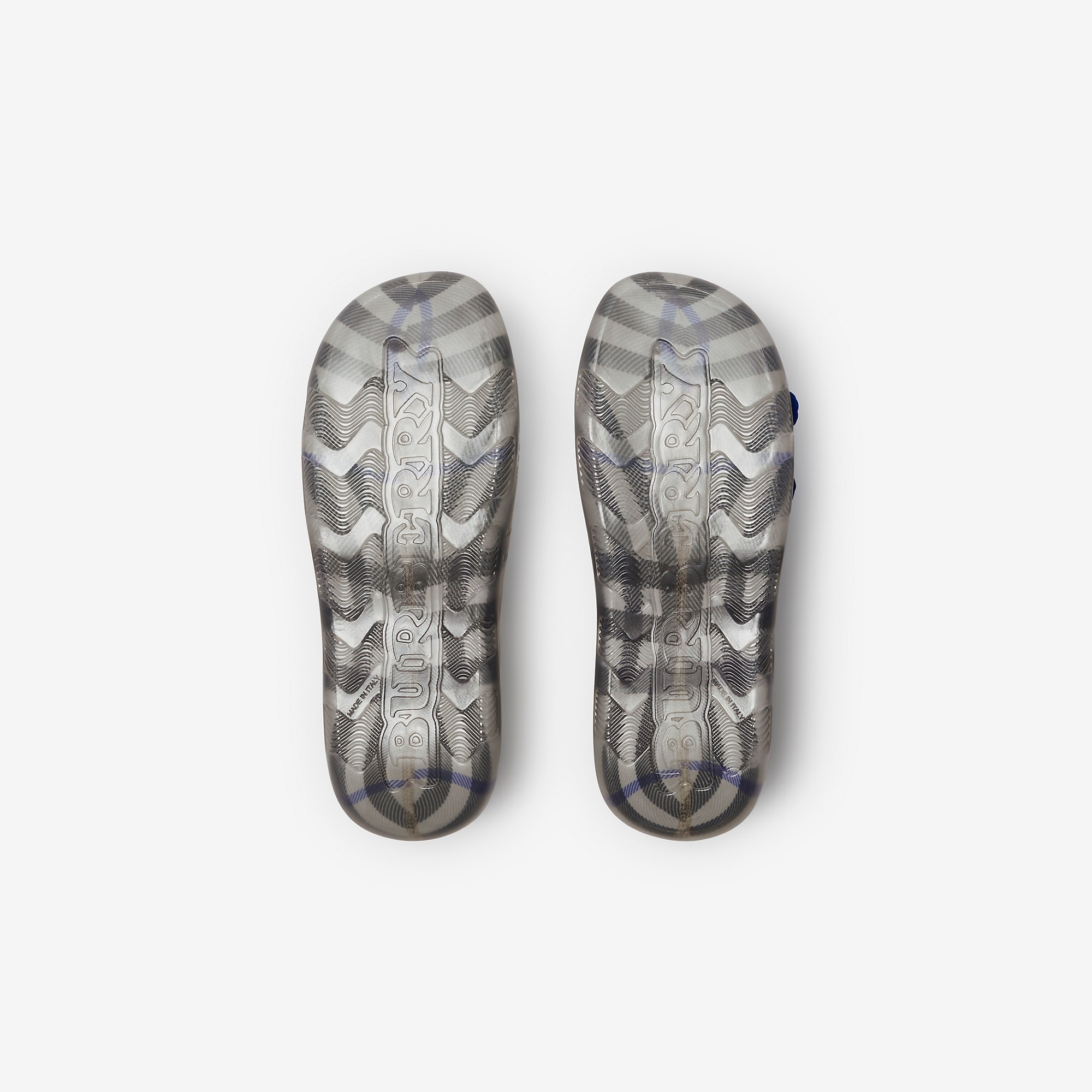 バーバリー110A Burberry Rubber Stingray Slides | REVERSIBLE