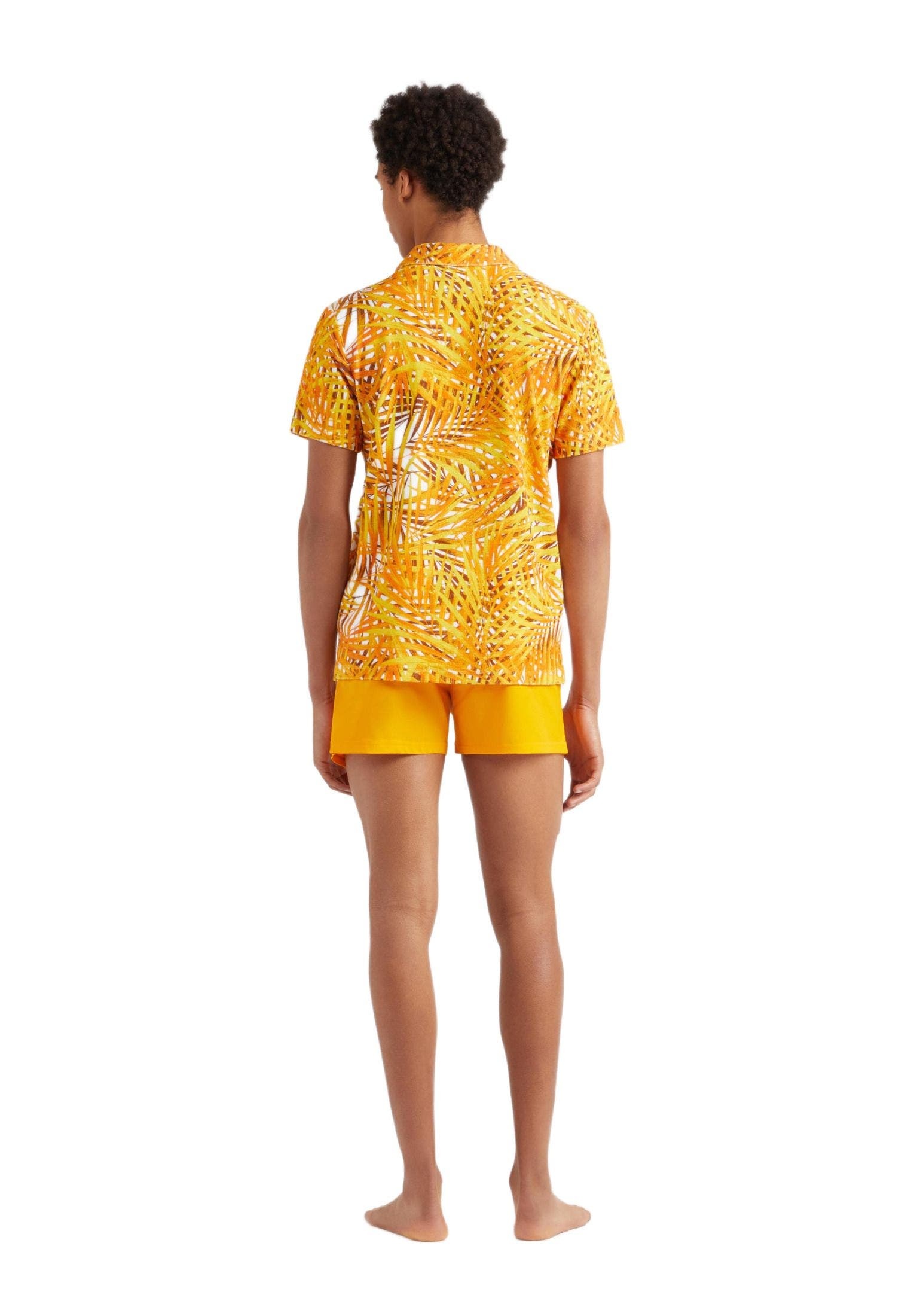 Vilebrequin Men's Palm Leaves Printed Terry Polo in Mangue at Nordstrom - 2