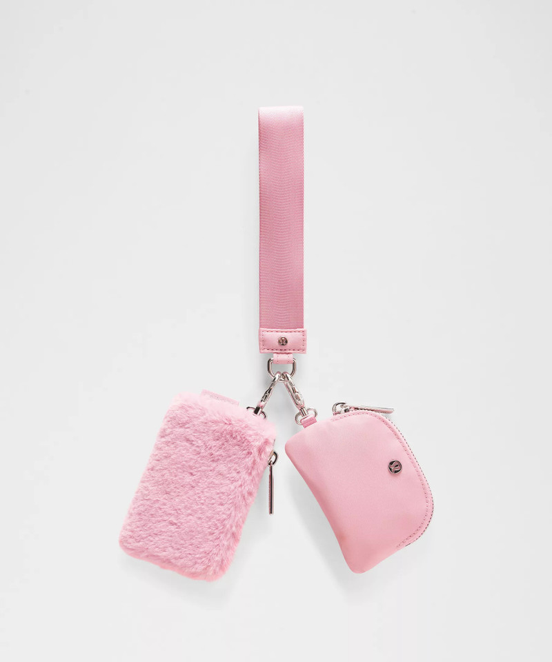 Dual Pouch Wristlet *Plush Fleece 1