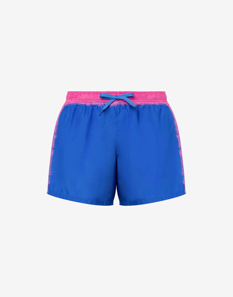 MOSCHINO PAINT NYLON SWIM TRUNKS 1
