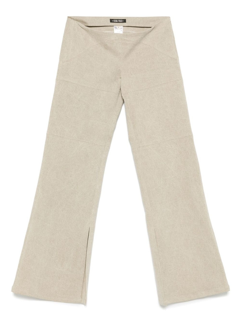 low-rise slim trousers 1
