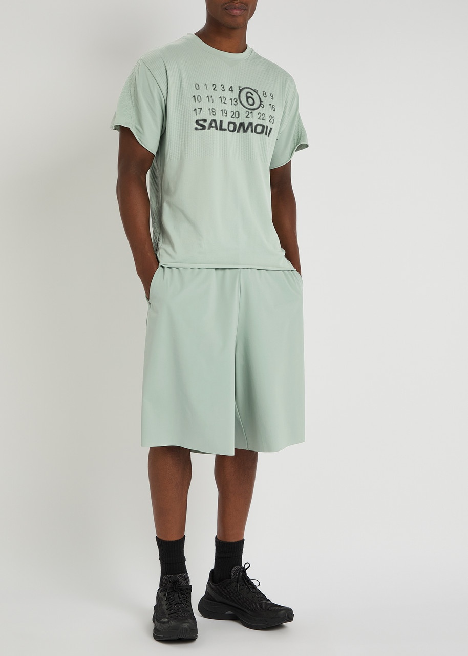 MM6 X Salomon Logo-printed Stretch-jersey T-shirt - 4