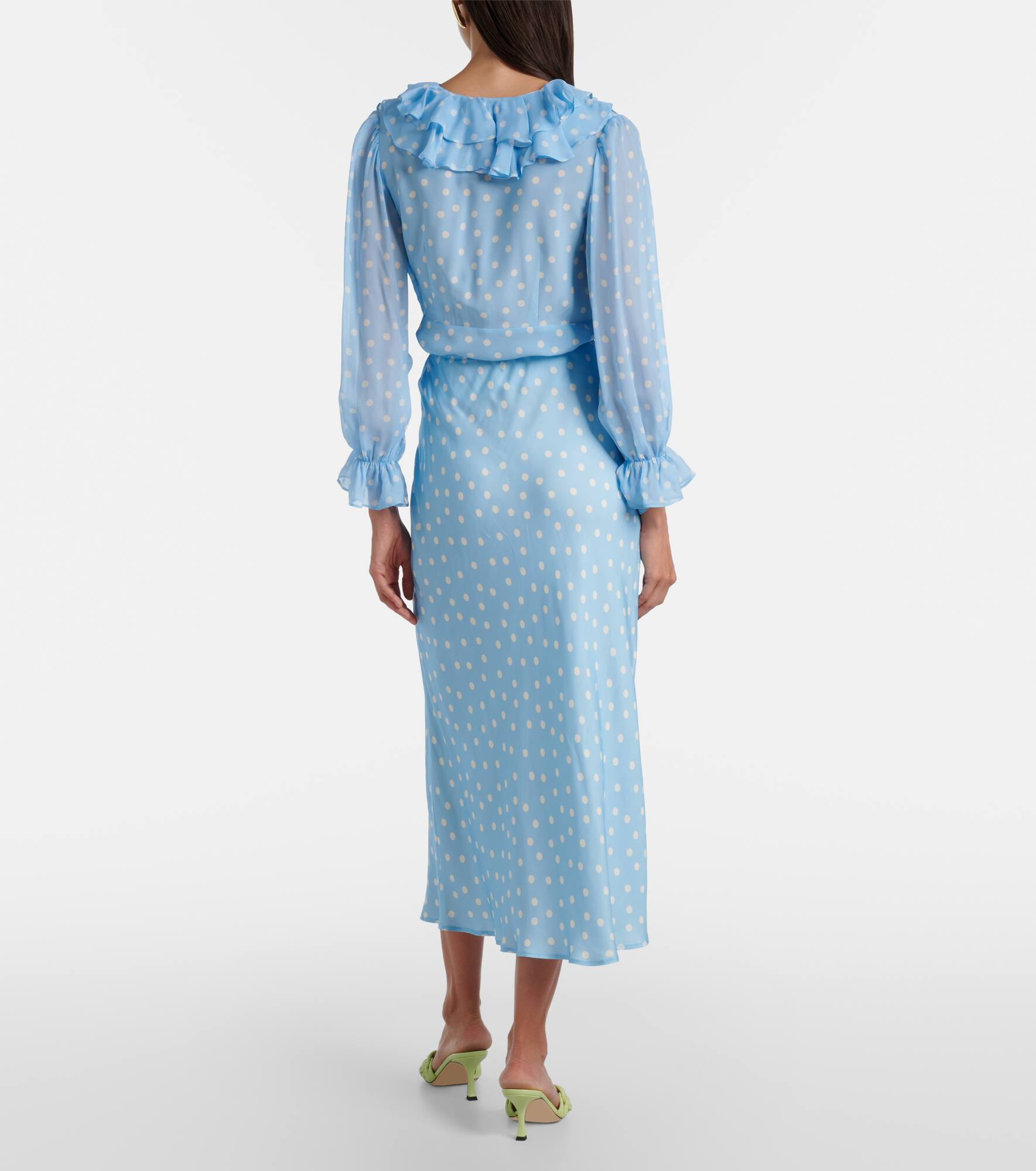 Ardith polka-dot midi skirt - 3