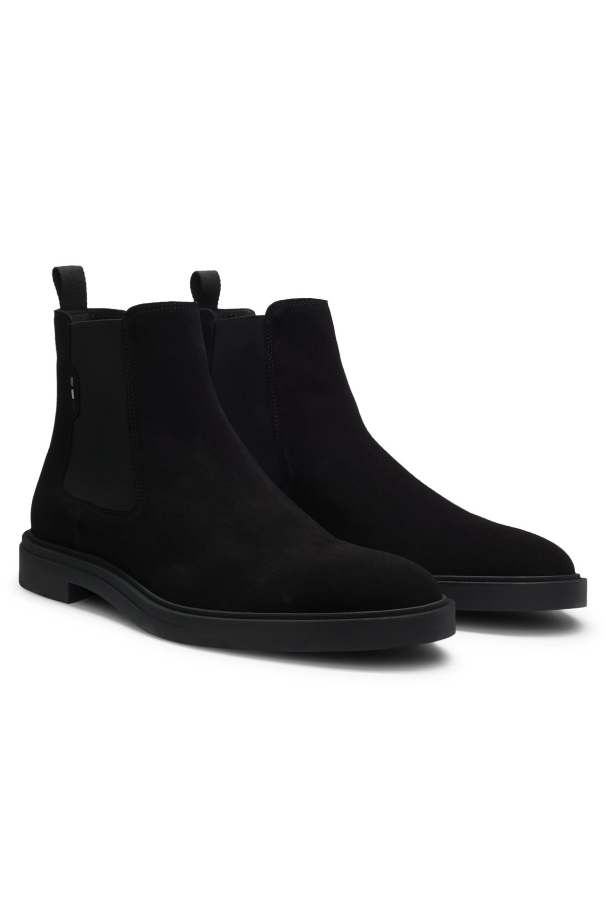 SUEDE CHELSEA BOOTS WITH SIGNATURE STRIPE - 2