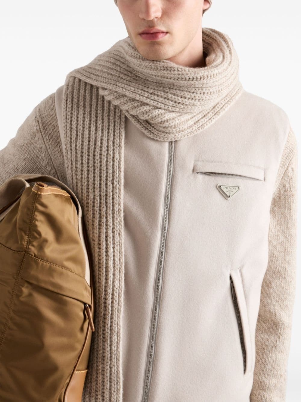 padded cashmere vest - 4