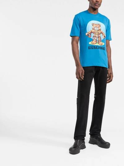 Moschino Robot Teddy organic-cotton T-shirt outlook