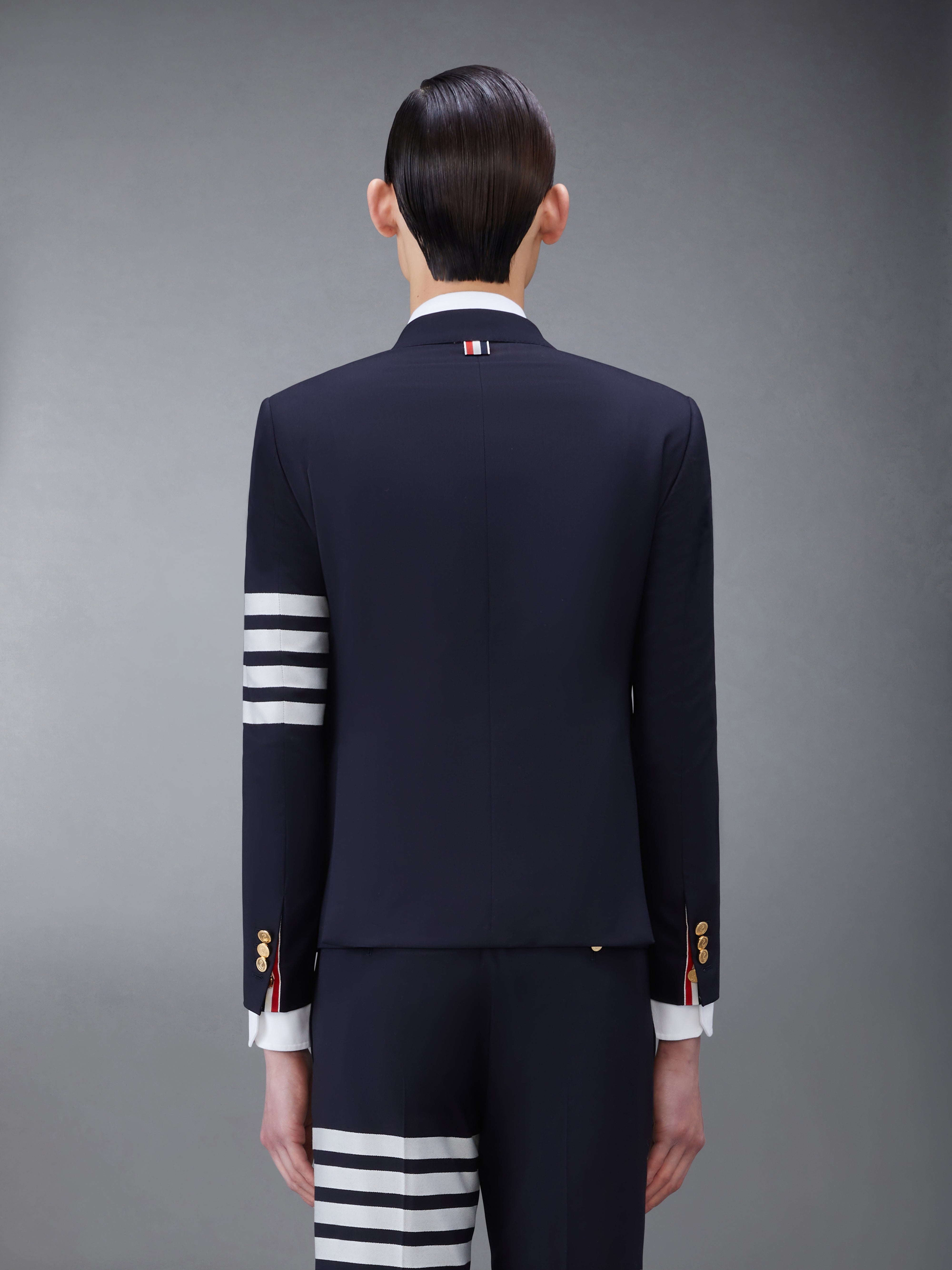 PLAIN WEAVE 4-BAR HIGH ARMHOLE SPORT COAT - 2