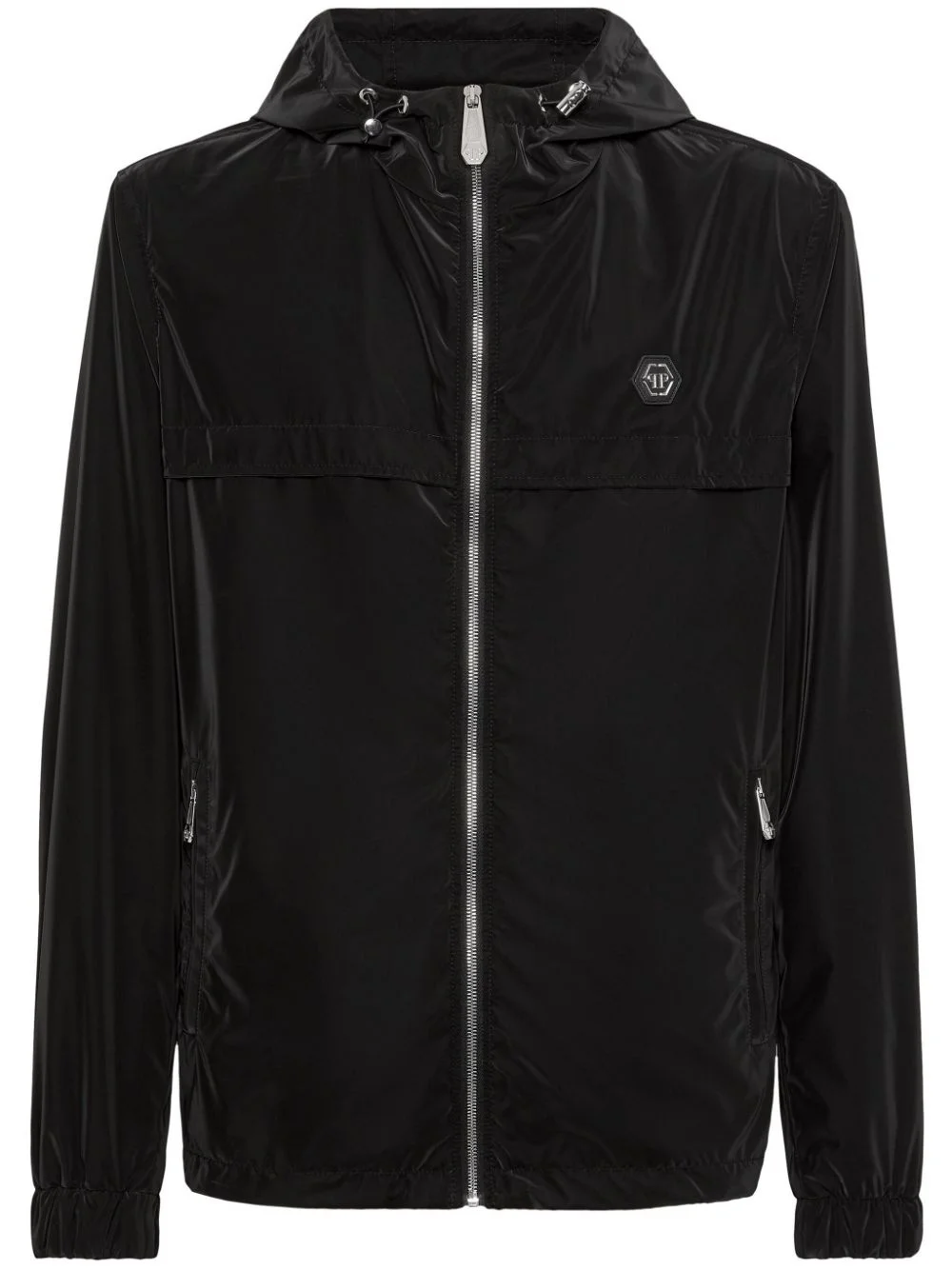 Camouflage logo-appliqué jacket - 1