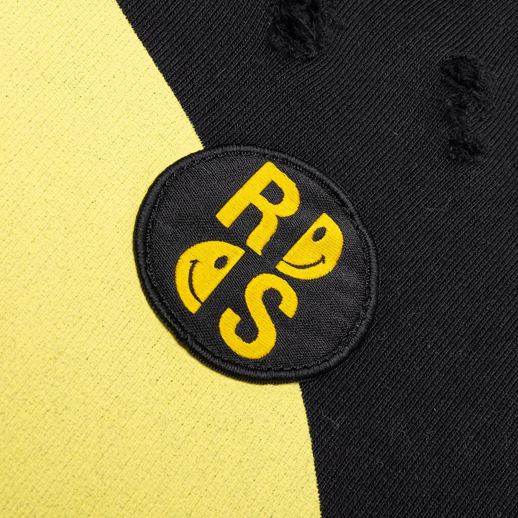 RAF SIMONS X SMILEY SMILEY PRINT 50TH ANNIVERSARY HOODIE - BLACK - 3