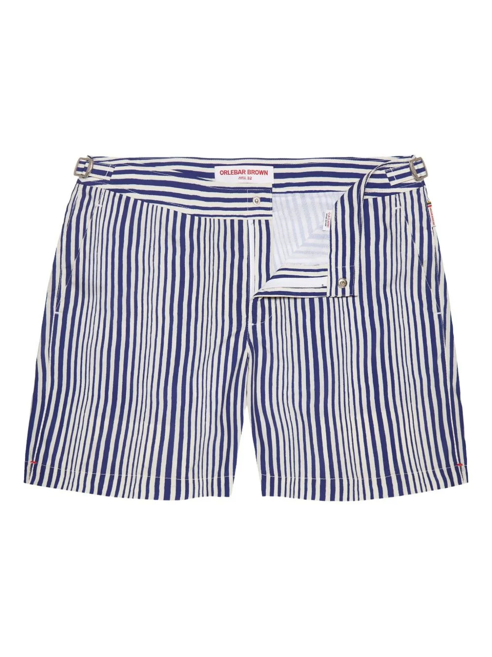 Bulldog striped swim shorts - 1