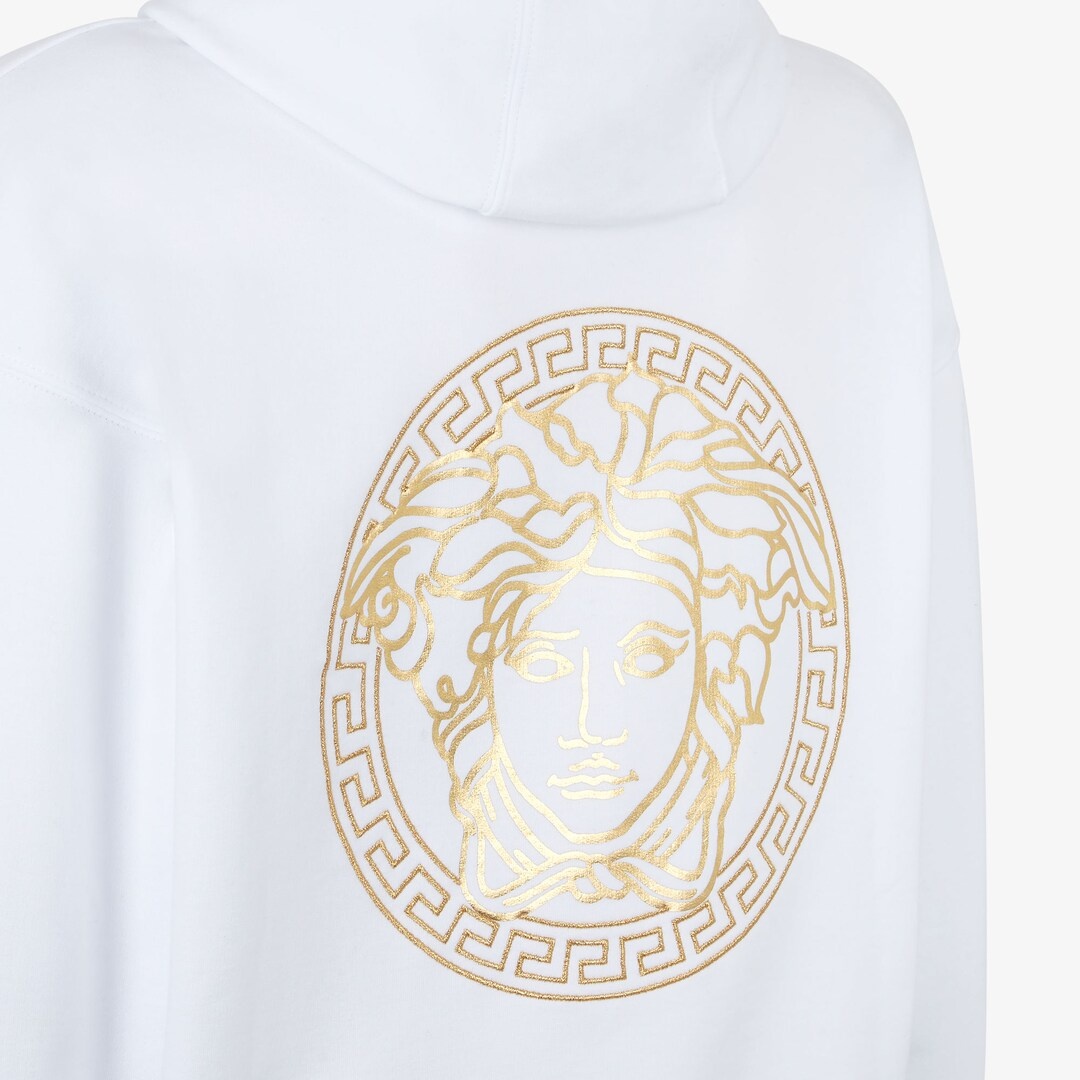 Fendace White jersey  Logo sweatshirt - 3