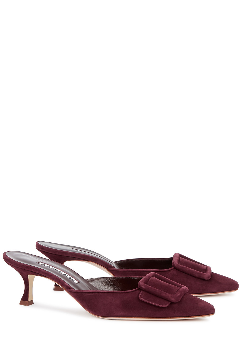 Maysale 50 suede mules - 2