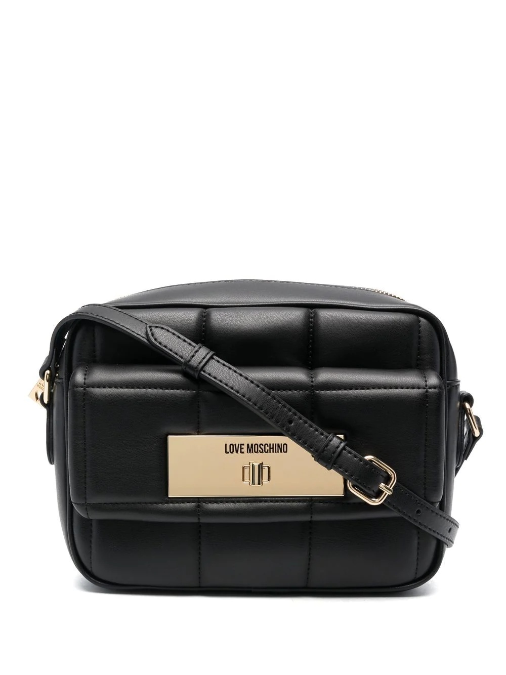 logo zipped bag - 1