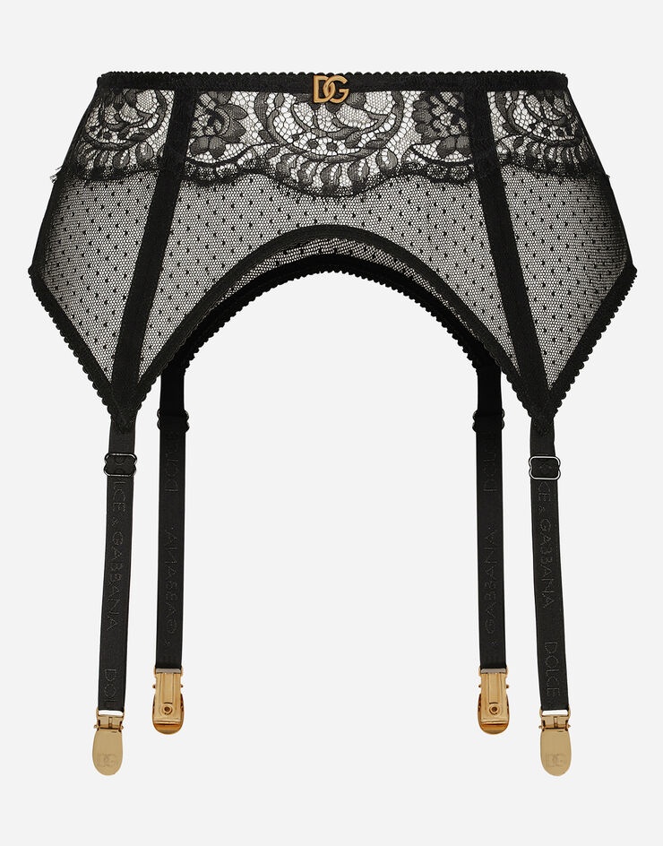 Lace suspender belt - 1