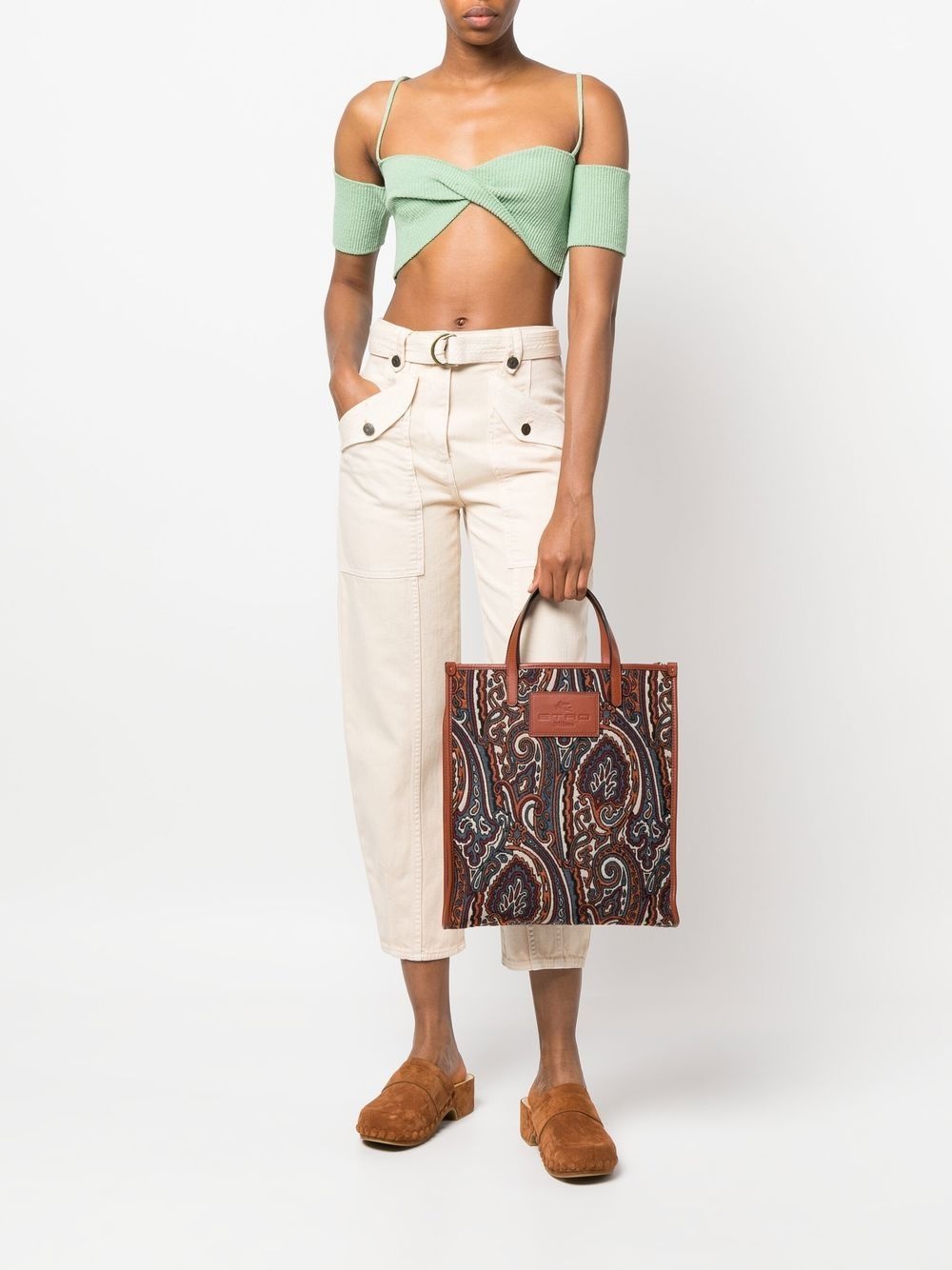 paisley-print tote bag - 2