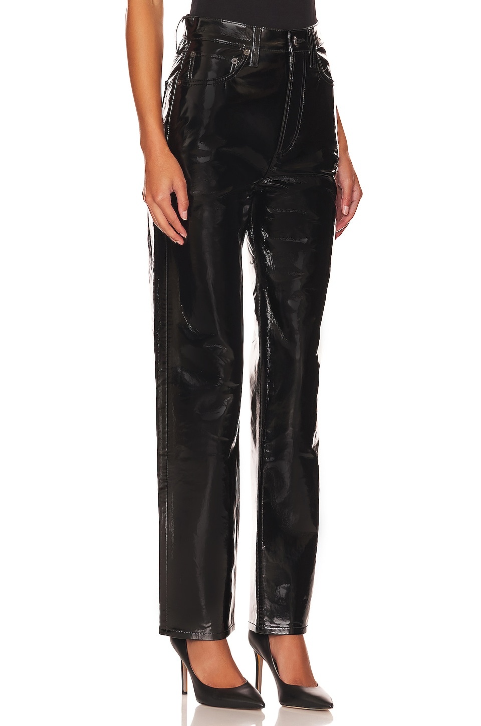 Recycled Leather 90's Pinch Waist - 2