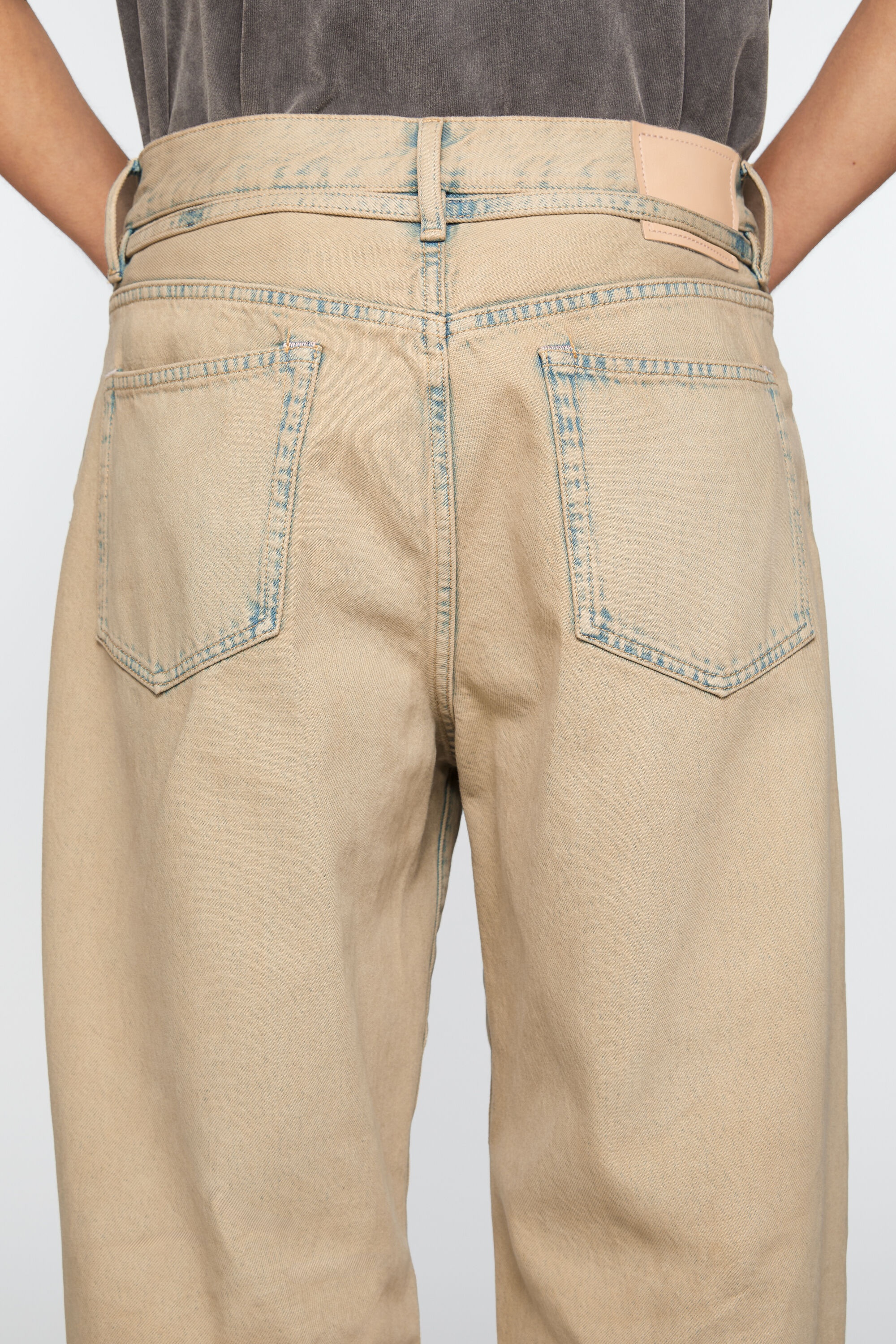 Loose fit jeans - 1991 Toj - Light Sand - 6