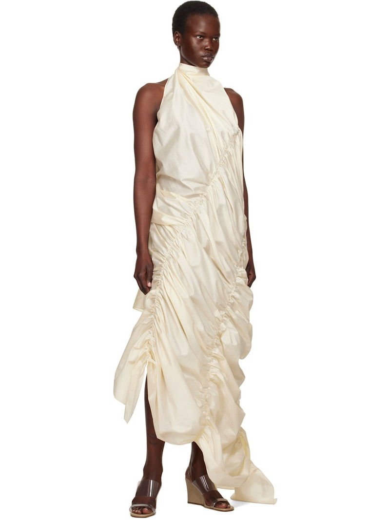 GIA STUDIOS Off-White Renee Maxi Dress outlook