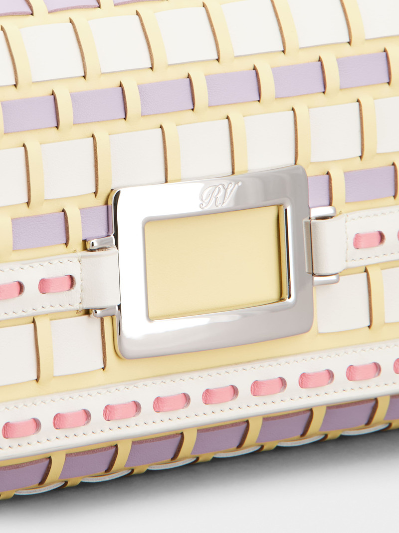 Belle Vivier Clutch in leather 5