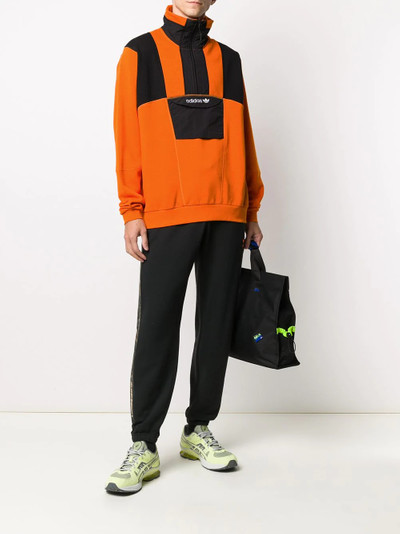 adidas colour-block sweatshirt outlook