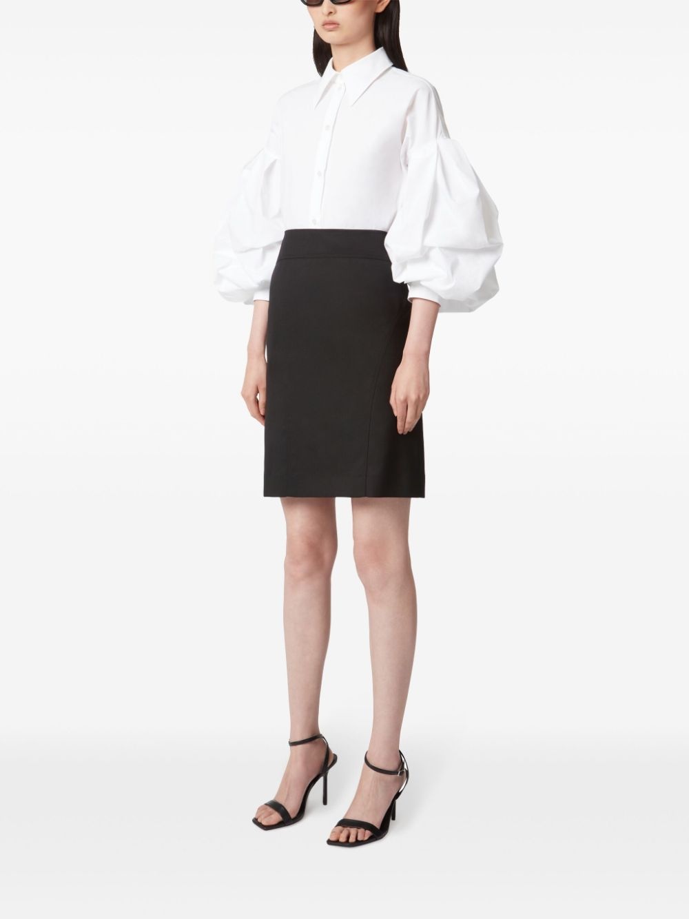cocoon-sleeve shirt - 3