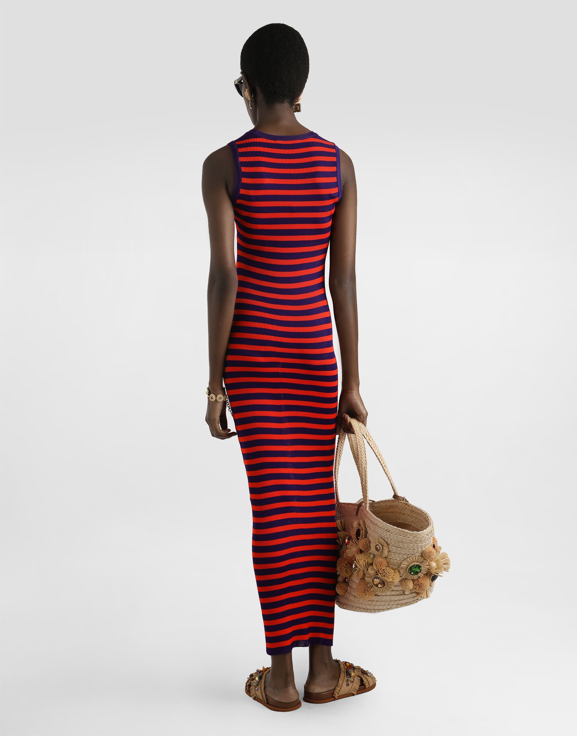 Ribbedbed viscose tank top dress - 3