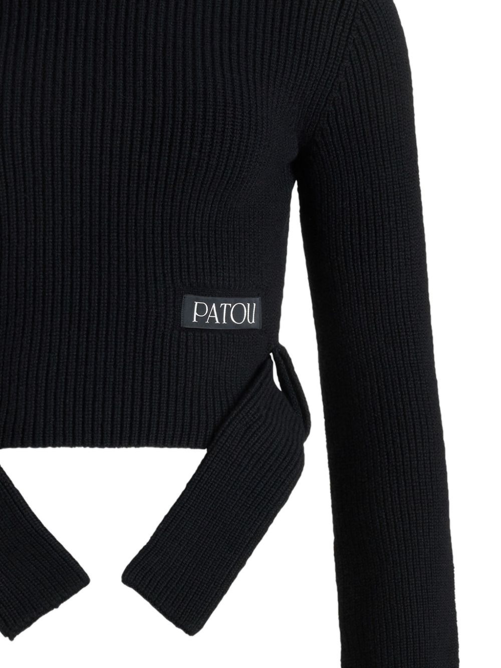 knitted mock-neck top - 2
