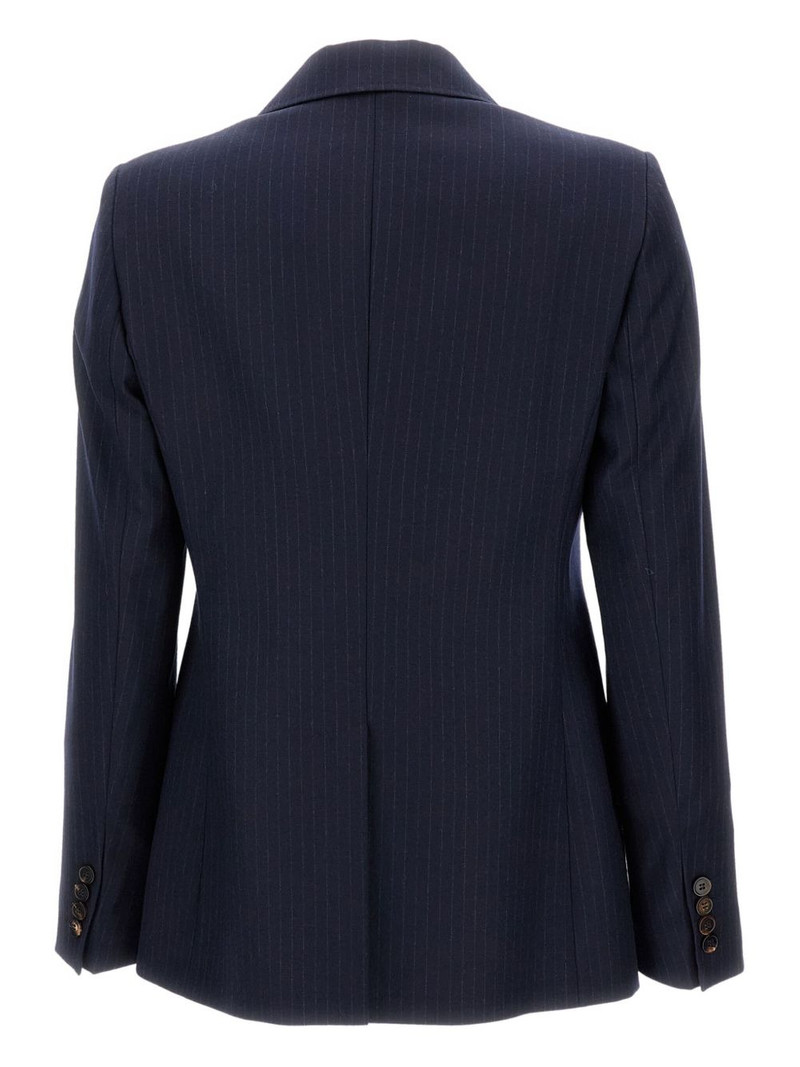 Max Mara pinstripe double-breasted jacket outlook