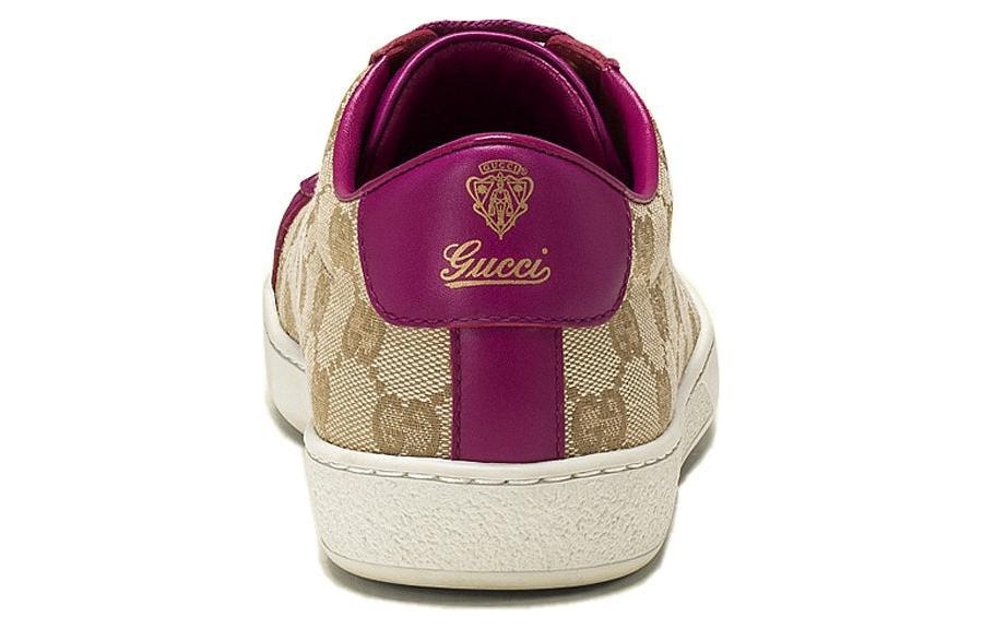 (WMNS) Gucci Brooklyn GG Sneakers 'Beige Fuchsia' 338883-FTAZ0-9766 - 4