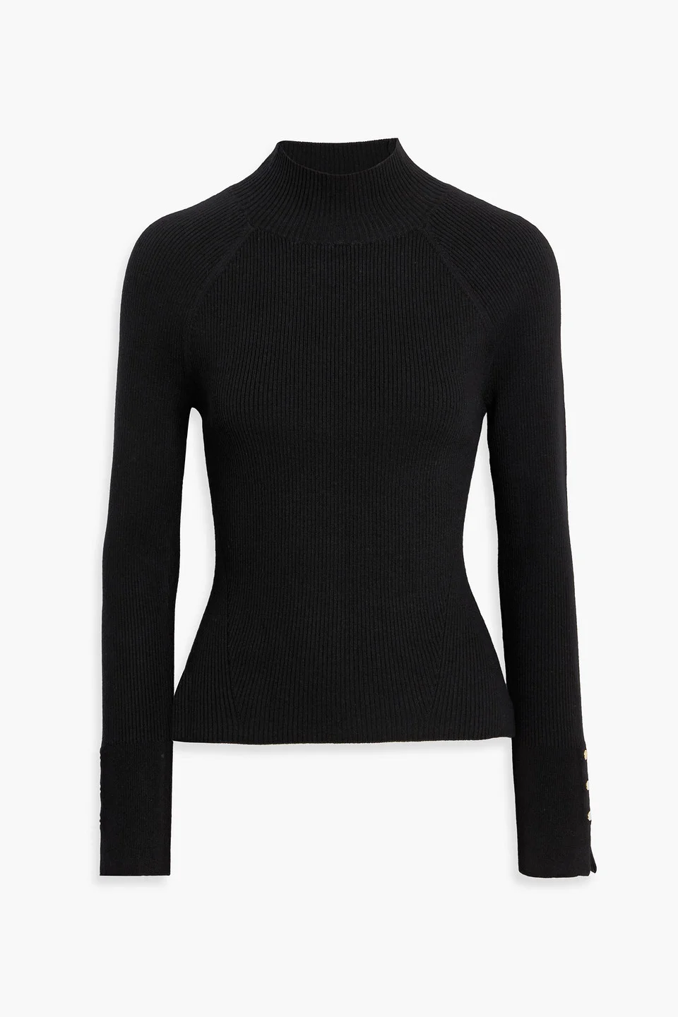 Kassandra ribbed-knit mock-neck sweater - 1