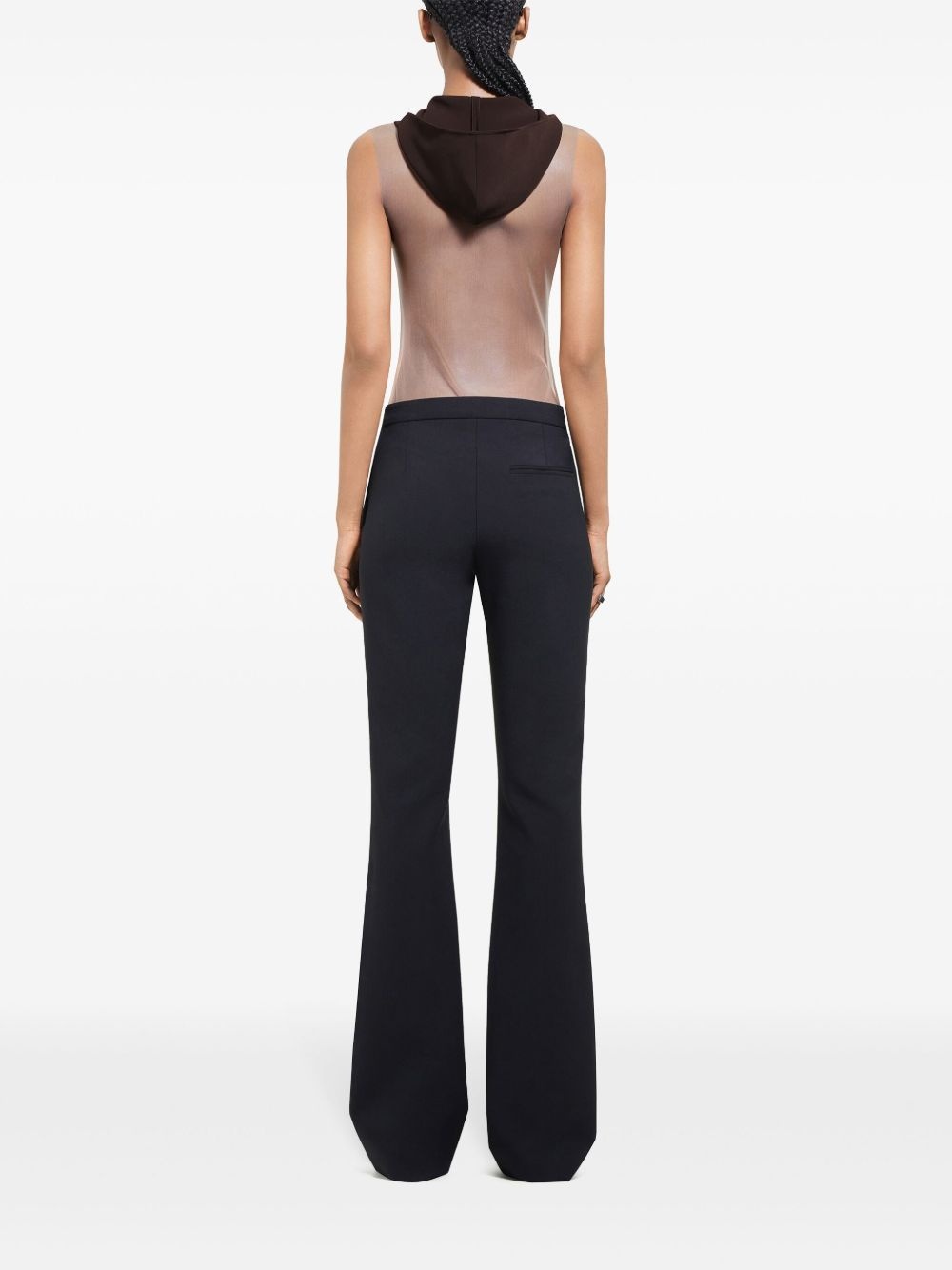 Illusion hooded bodysuit - 4
