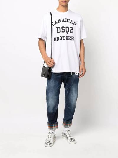 DSQUARED2 logo-print short-sleeve T-shirt outlook