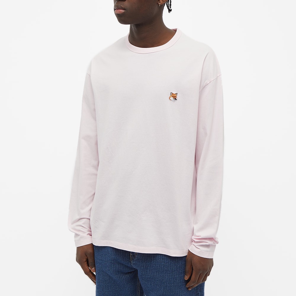 Maison Kitsuné Long Sleeve Fox Head Patch Regular Tee - 3