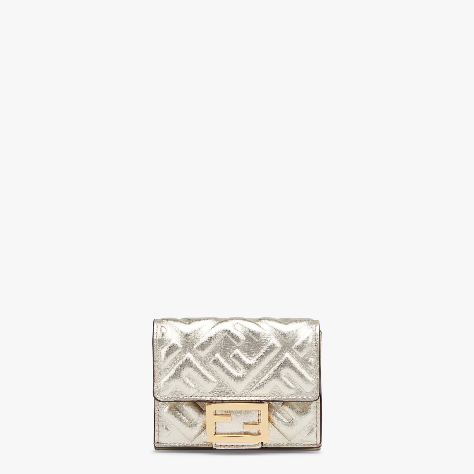 Gray leather wallet - 1