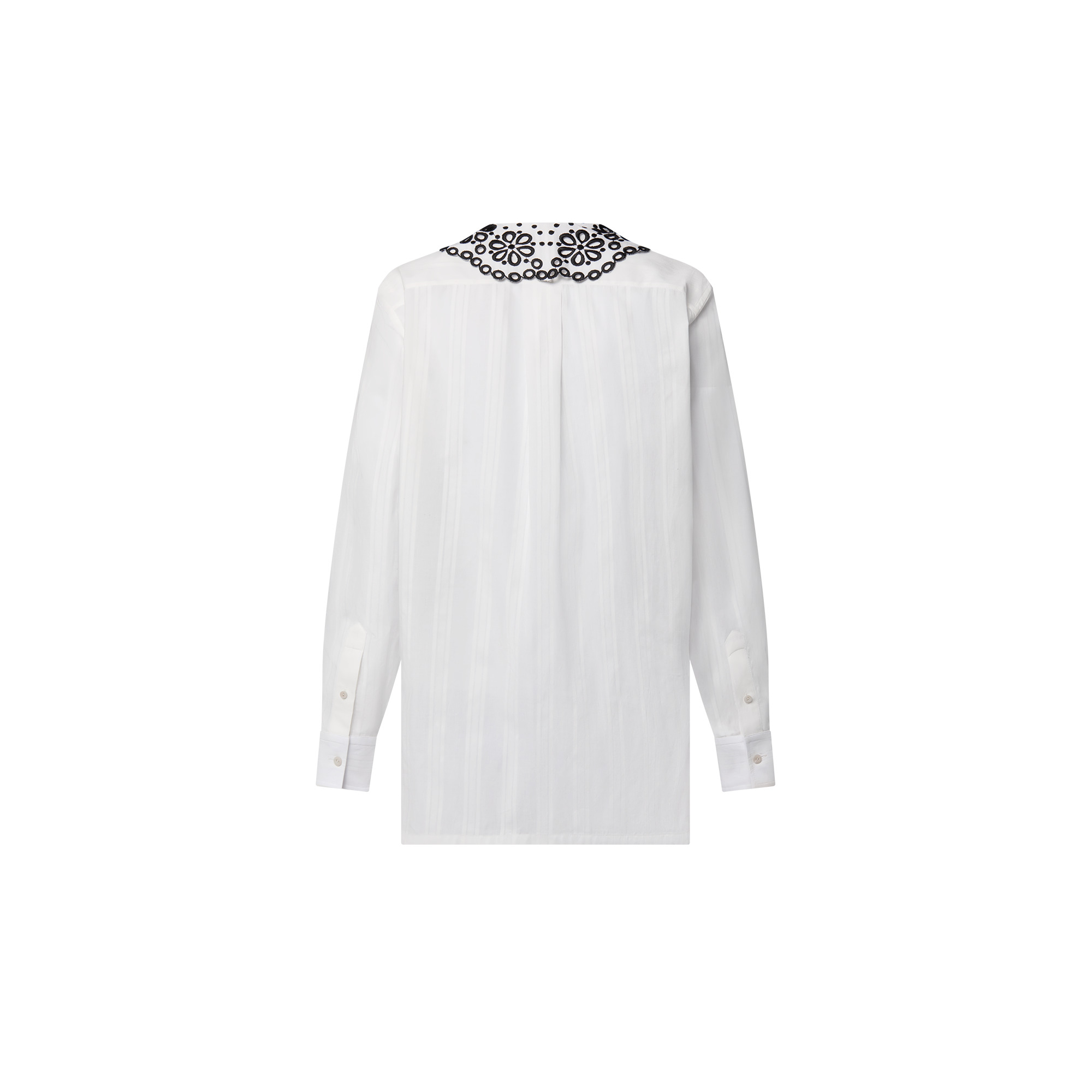 Broderie Anglaise Collar Shirt - 3