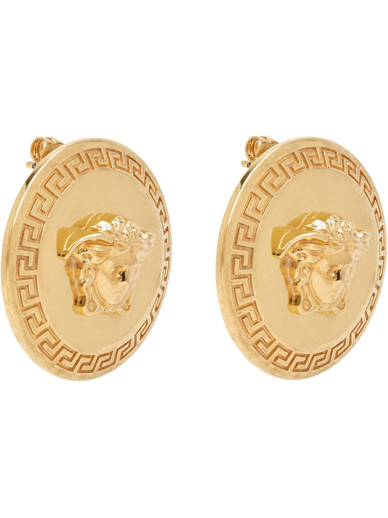 VERSACE Gold Tribute Medusa Stud Earrings outlook