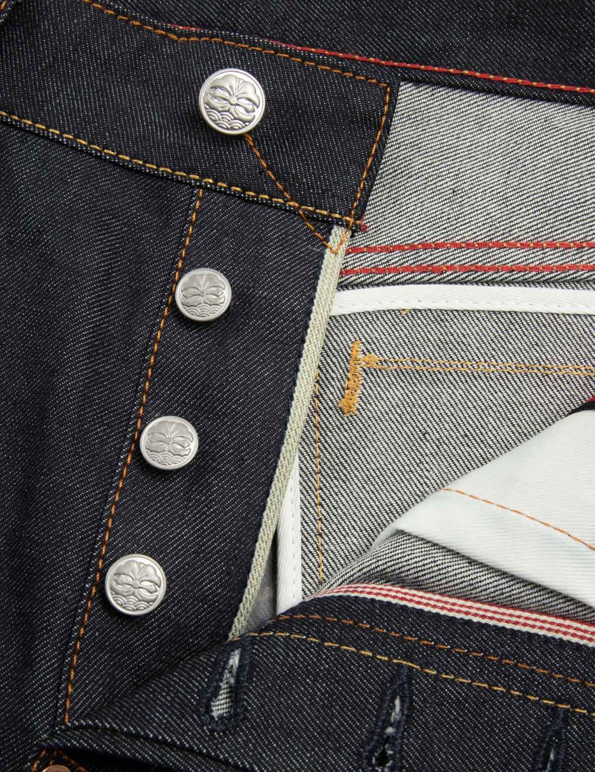 Treasure and Cloud-pattern Daicock Print Carrot Fit Selvedge Denim Jeans #2017 - 12