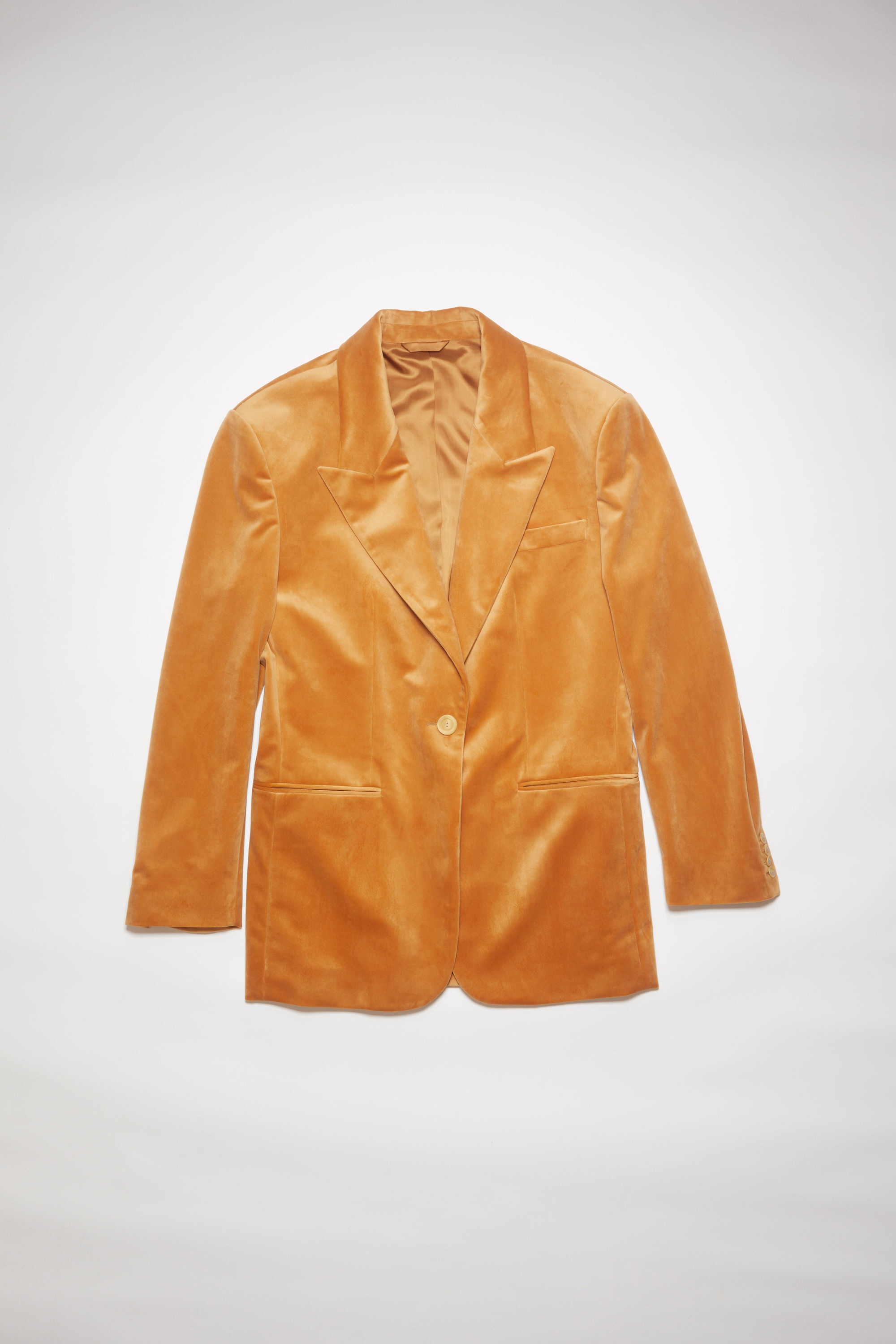 Single-breasted jacket - Honey yellow - 1