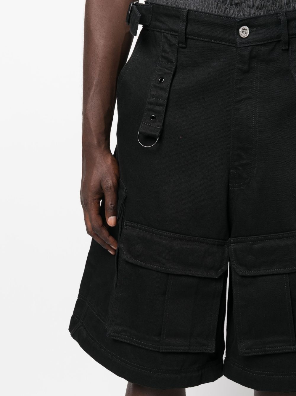 detachable-legs cargo jeans - 7