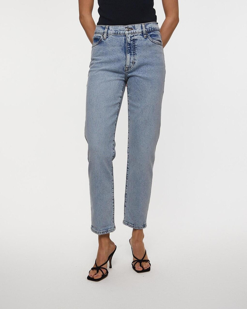 FRAME Jeans The Borrowed Dolly Light blue wash outlook