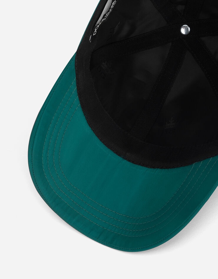 Nylon baseball cap with branded tag - 3