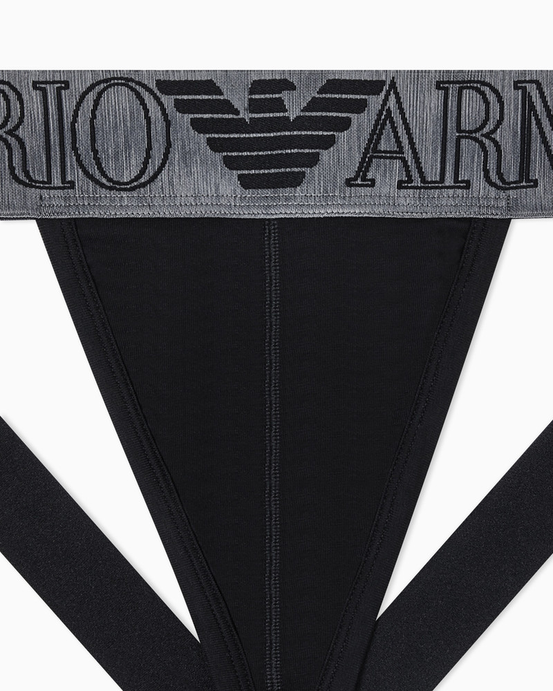 EMPORIO ARMANI ASV MEGALOGO ORGANIC JERSEY JOCKSTRAP outlook